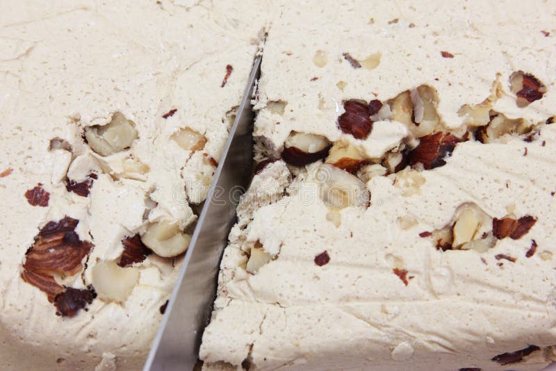 Halva with nuts stock photo. Image of halva, tahini, eastern 71435180