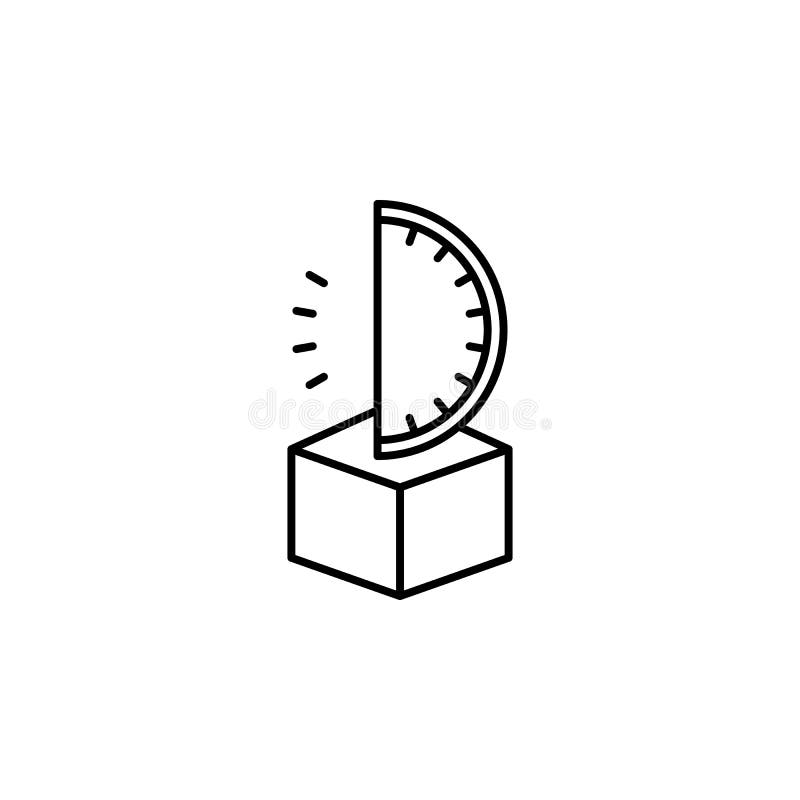 Halving, block chain icon. Element of block chain icon for mobile concept and web apps. Thin line halving, block chain icon can be used for web and mobile on white background