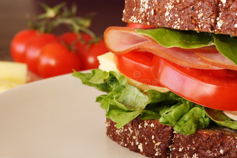 Ham and cheese stock photo. Image of lunch, snack, restaurant 2293282