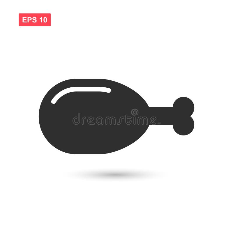 Ham leg vector icon design isolated 2 vector illustration Ham leg vector icon design isolated 2 vector illustration