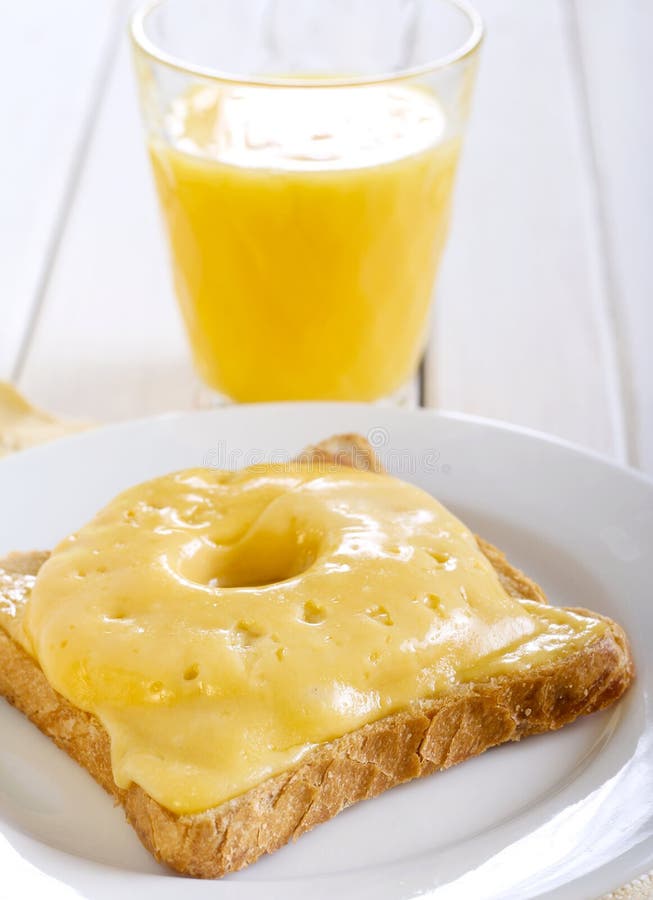 Ham, pineapple and cheese toast