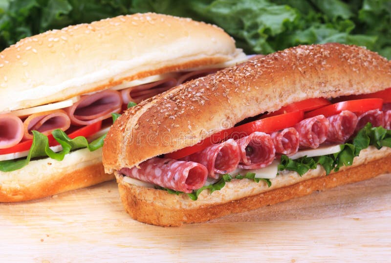 Ham and salami Sandwich