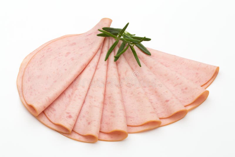 Ham salami. stock photo. Image of meat, beef, breakfast 103409258