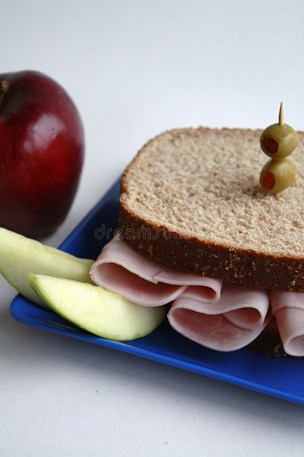 Ham Sandwich On Whole Wheat Picture. Image 16353077