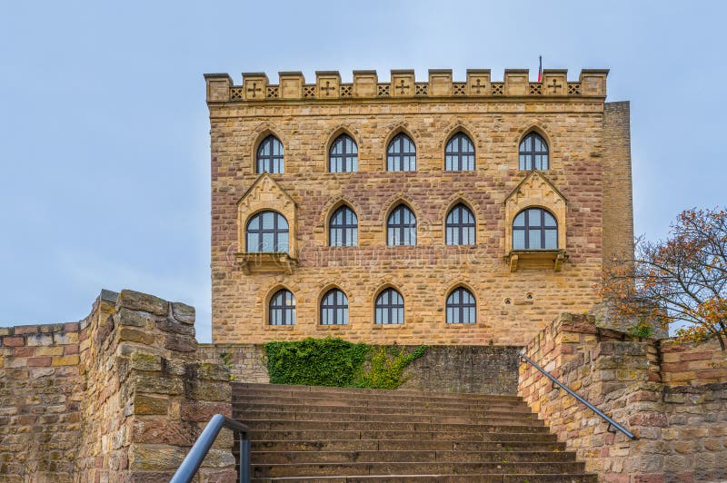 Hambach Castle near Neustadt an der Weinstrasse, German Wine Route, Palatinate region, Rhineland-Palatinate, Germany. Hambach Castle near Neustadt an der Weinstrasse, German Wine Route, Palatinate region, Rhineland-Palatinate, Germany