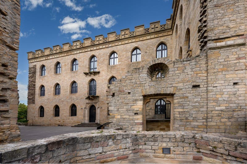 Hambach Castle near Neustadt an der Weinstrasse, German Wine Route, Palatinate region, Rhineland-Palatinate, Germany. Hambach Castle near Neustadt an der Weinstrasse, German Wine Route, Palatinate region, Rhineland-Palatinate, Germany