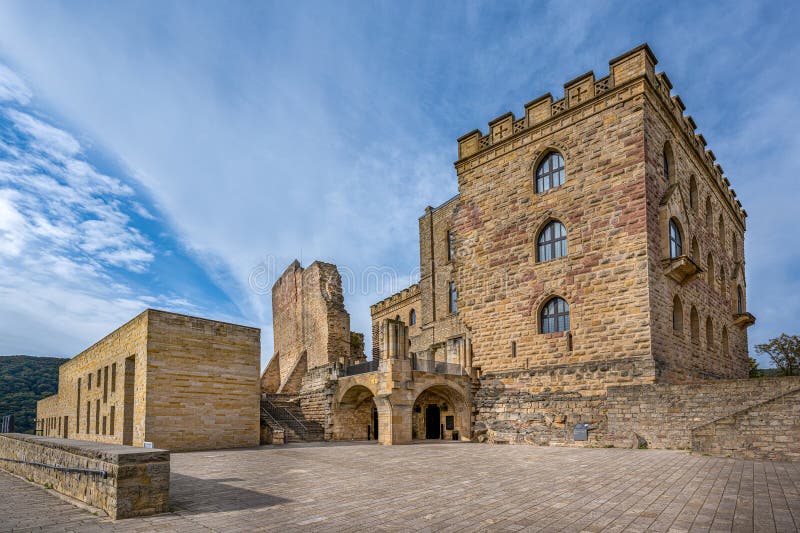 Hambach Castle near Neustadt an der Weinstrasse, German Wine Route, Palatinate region, Rhineland-Palatinate, Germany. Hambach Castle near Neustadt an der Weinstrasse, German Wine Route, Palatinate region, Rhineland-Palatinate, Germany