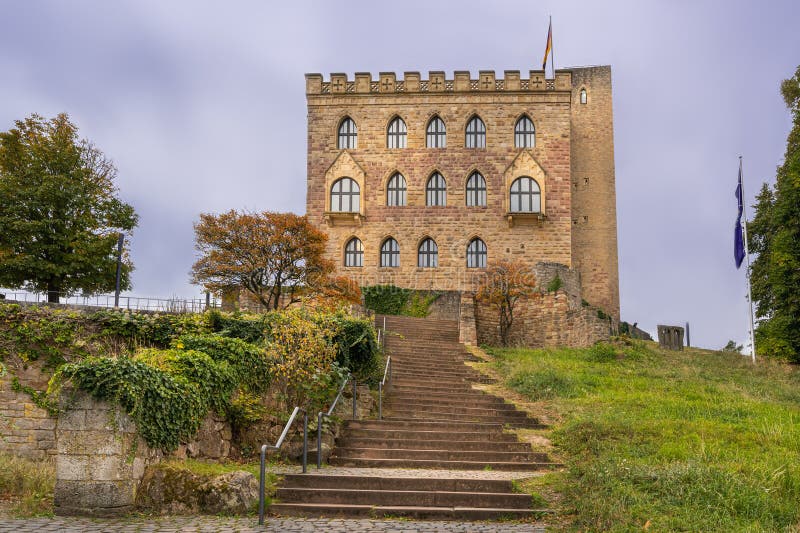 Hambach Castle near Neustadt an der Weinstrasse, German Wine Route, Palatinate region, Rhineland-Palatinate, Germany. Hambach Castle near Neustadt an der Weinstrasse, German Wine Route, Palatinate region, Rhineland-Palatinate, Germany