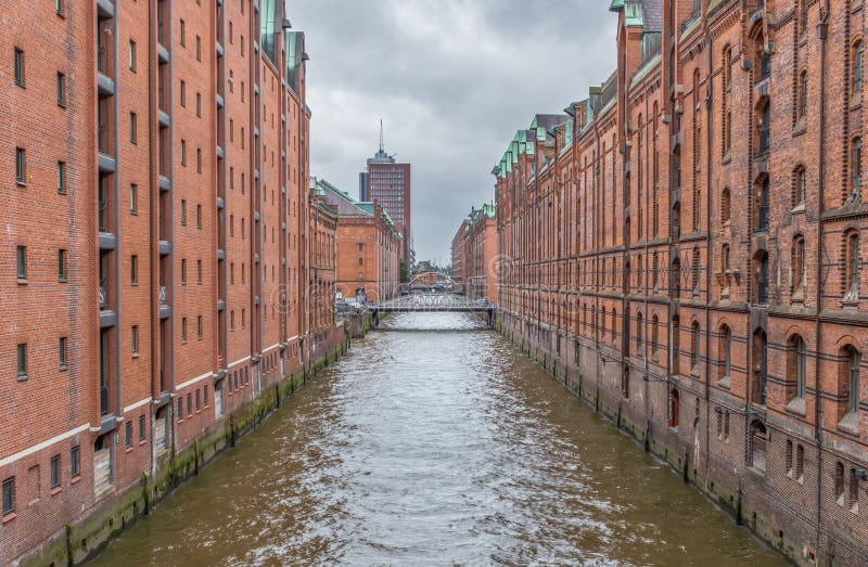 The Hamburg Speicherstadt, A Unesco World Heritage Site Editorial Stock ...