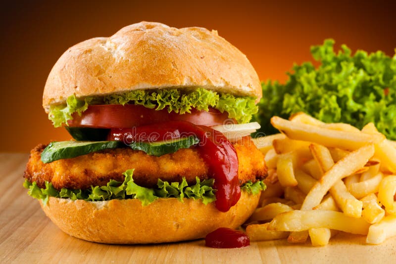 Hamburger stock image. Image of diner, beefsteak, eating - 21113045