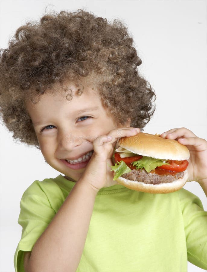 1,864 Kid Child Eating Burger Stock Photos Free & RoyaltyFree Stock