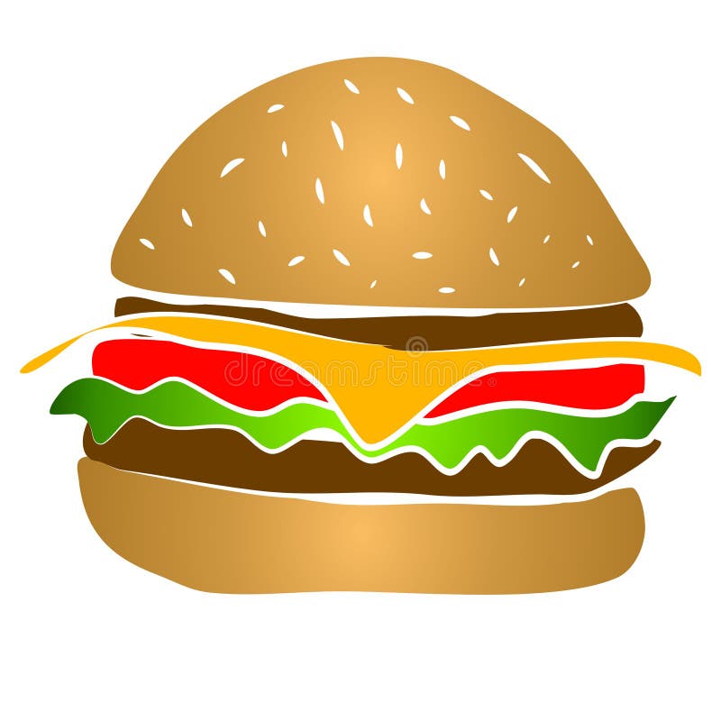 Hamburguesa Clipart del cheeseburger