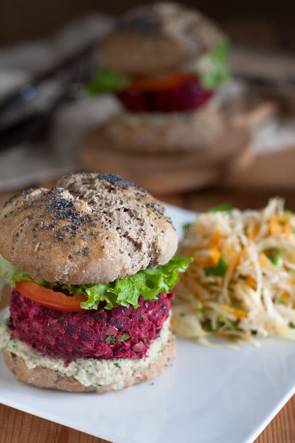 Hamburguesa del vegano foto de archivo Hamburguesa del vegano foto de archivo