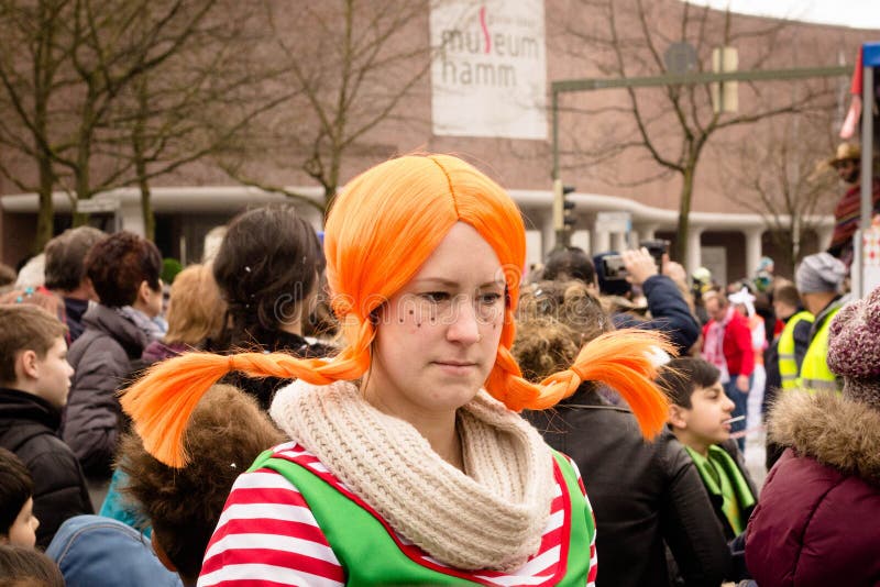 HAMM, GERMANY-NOVEMBER 2017: Carnival, Rosenmontag the day before the “ashen Wednesday” - the traditional end of the carnival season. HAMM, GERMANY-NOVEMBER 2017: Carnival, Rosenmontag the day before the “ashen Wednesday” - the traditional end of the carnival season.