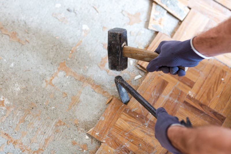 Hammer and a Crowbar Joining Forces Stock Photo Image of interior