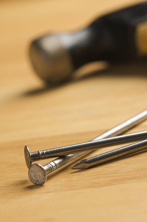 Hammer and Nails Abstract