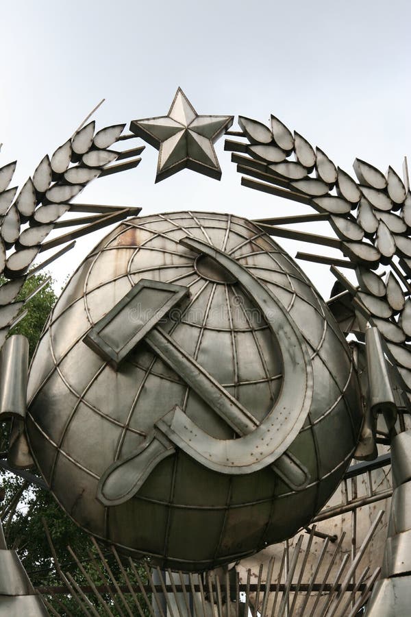 Hammer and sickle stock photo. Image of socialist, russia 5041628