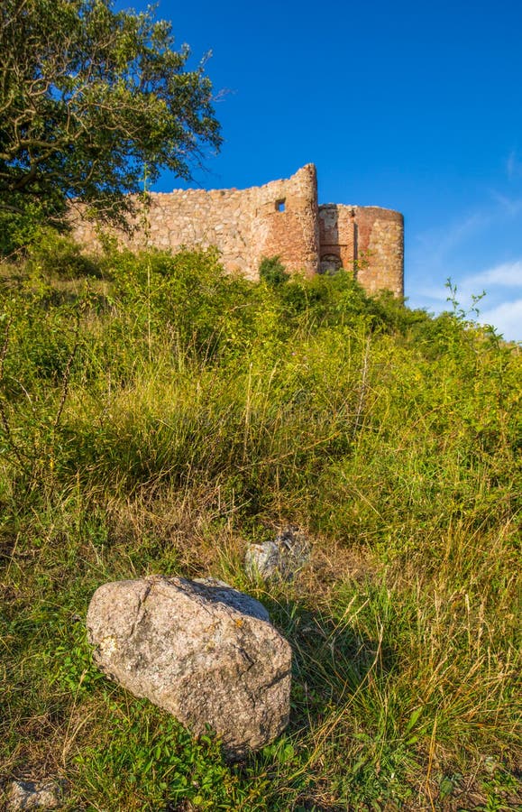 Hammershus Castle in Bornholm, Denmark Stock Photo Image of landmark, heritage 228171894