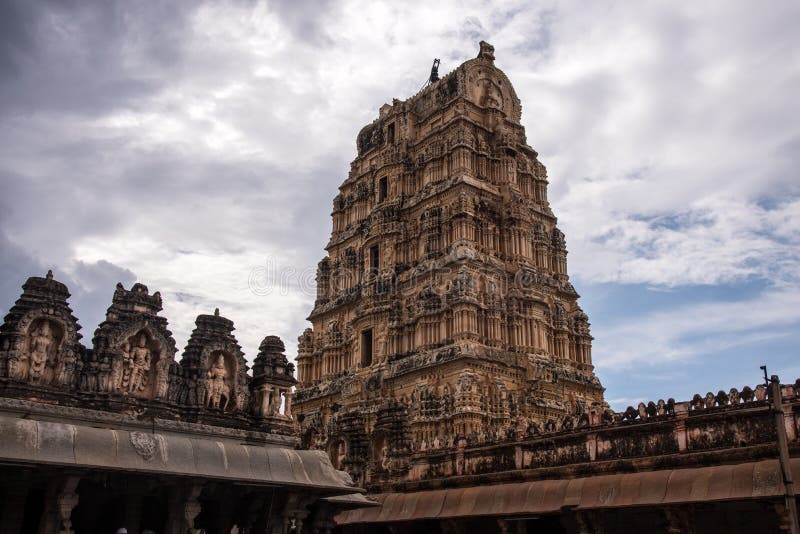 Hampi Hindoese Tempel royalty-vrije stock foto Hampi Hindoese Tempel royalty-vrije stock foto