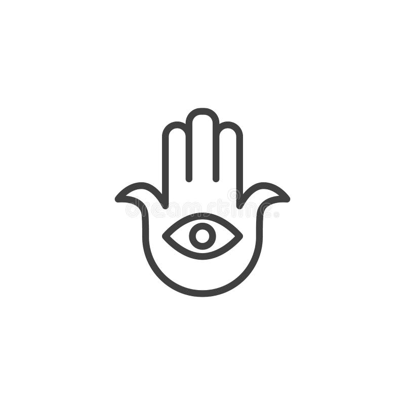 Hamsa Logo Stock Illustrations – 660 Hamsa Logo Stock Illustrations ...