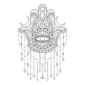 Hamsa Stock Illustrations – 4,338 Hamsa Stock Illustrations, Vectors ...