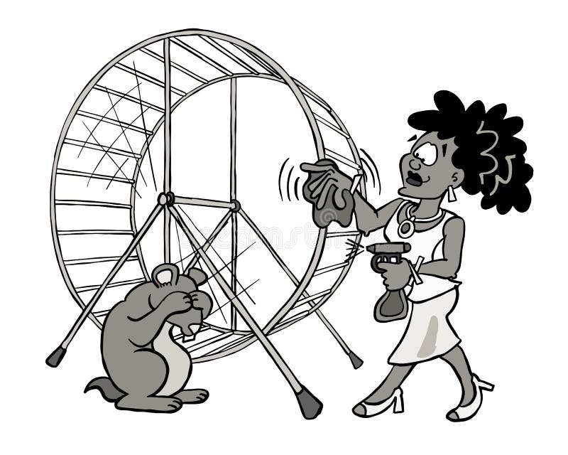 Hamster Wheel Stock Illustrations 495 Hamster Wheel Stock