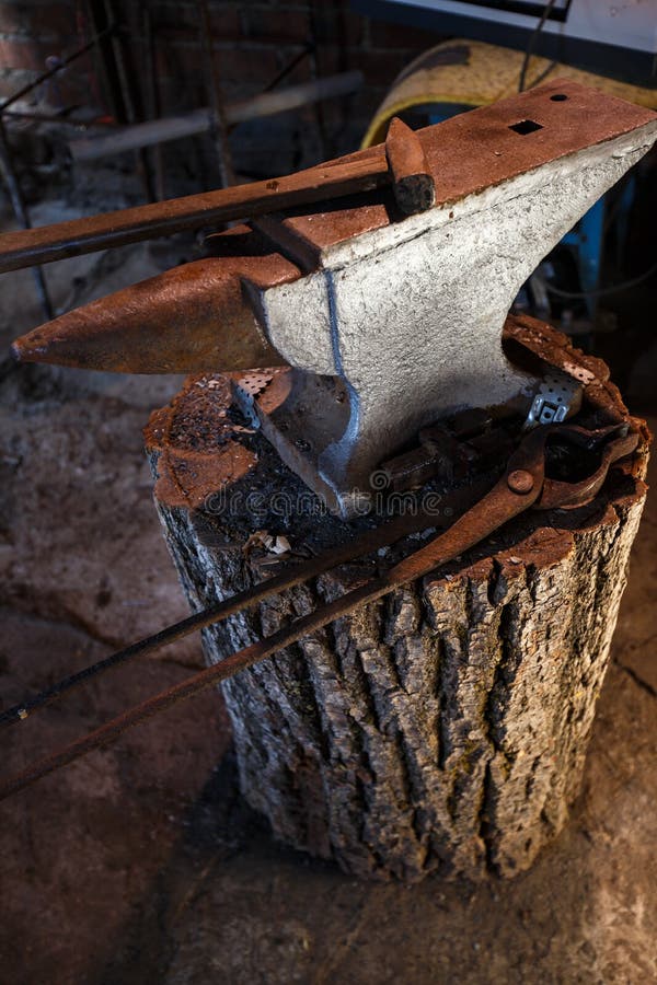 Hand Anvil. Tools in Old Blacksmith Shop Stock Image Image of blacksmith, color 107166181