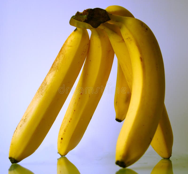 Hand of bananas stock photos Hand of bananas stock photos