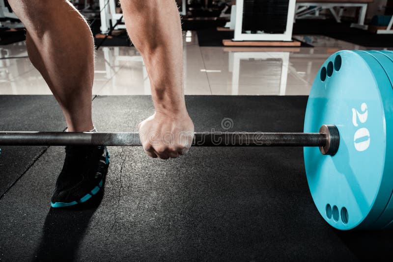 Barbell stock image. Image of idolated, fitness, metal 52080769