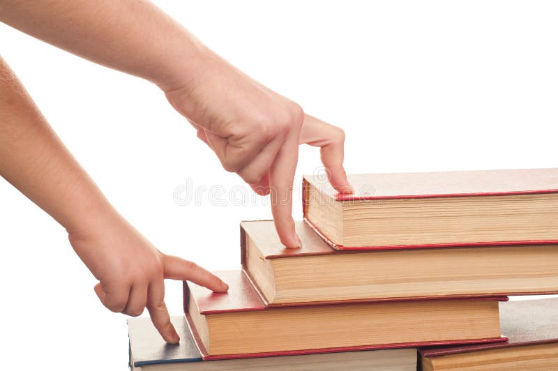 Hand and book stock photo Hand and book stock photo