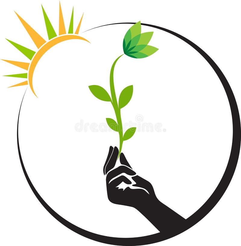 Hand lotus logo stock vector. Illustration of hand, conceptual 39398144