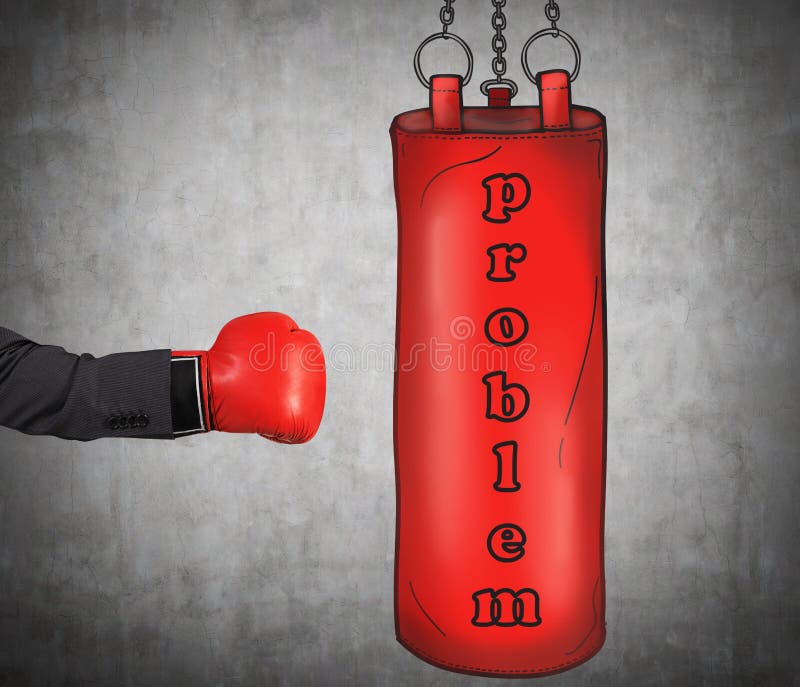 Bag Hitting Punching Stock Illustrations 190 Bag Hitting Punching