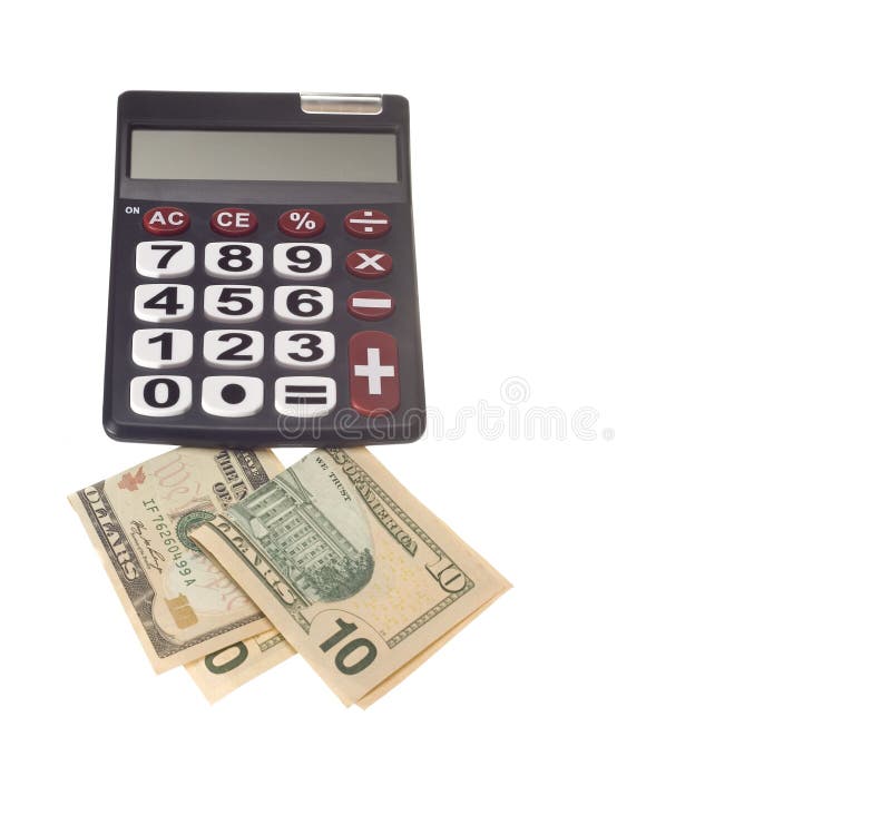 Hand calculator stock photo. Image of machine, currency 7591982