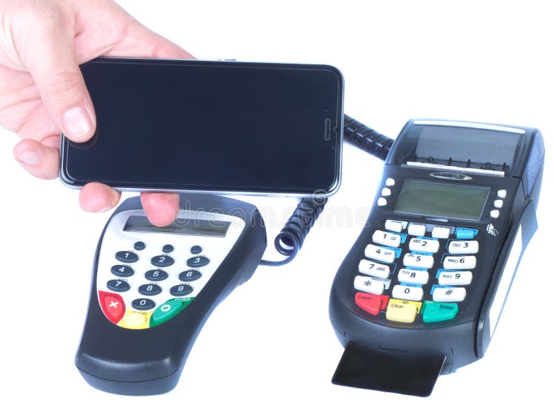 Hand and card scanner stock photo. Image of retail, appliances 58090020
