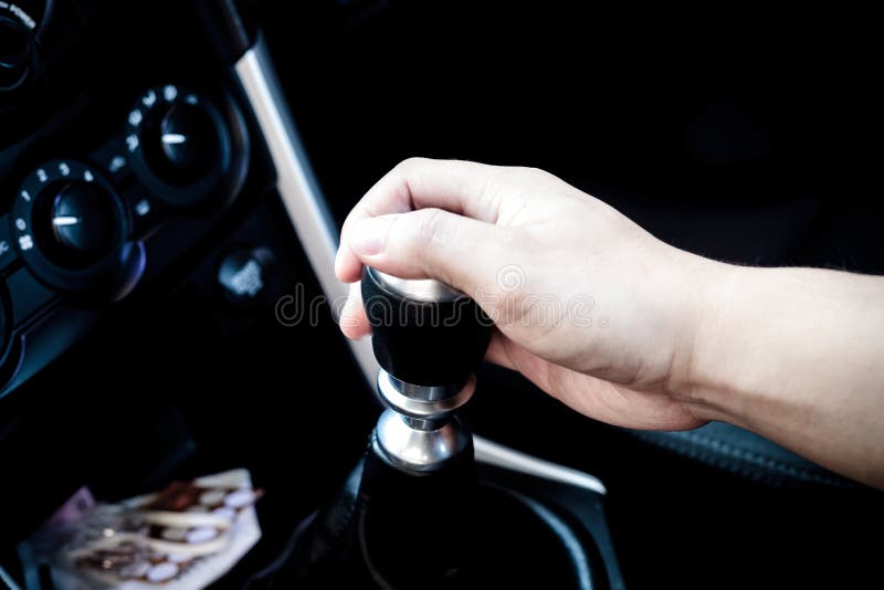 Hand Changing a Car Transmission Stock Photo Image of industry