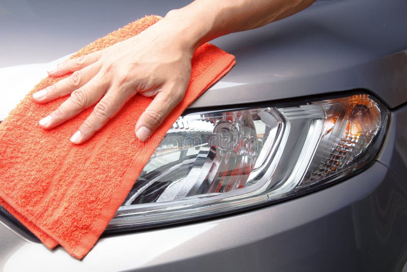Hand cleaning car stock image. Image of transport, valeting 92408449