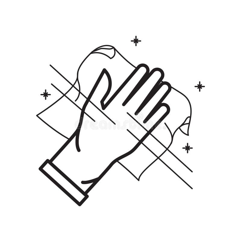 Cleaning Towel. Vector Illustration Decorative Design Stock Vector Illustration of cleaning