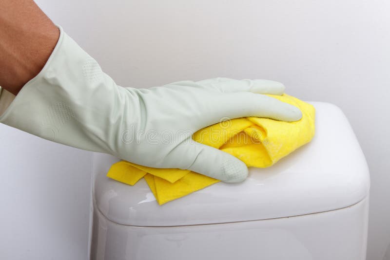 Gloves, Sponge and Brush in a Clean Kitchen Sink Stock Image - Image of  chores, bright: 28035171