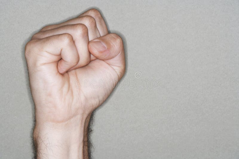 Hand With Clenched Fist Stock Photo Image Of Angry Fight 31838856