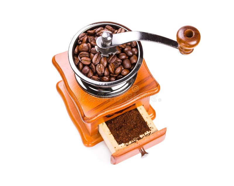 Hand coffee mill stock image. Image of mill, morning 36727289