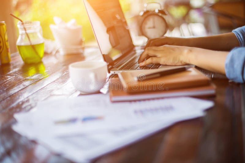 Hand Control on a Laptop Touchpad Stock Photo Image of finger, hand