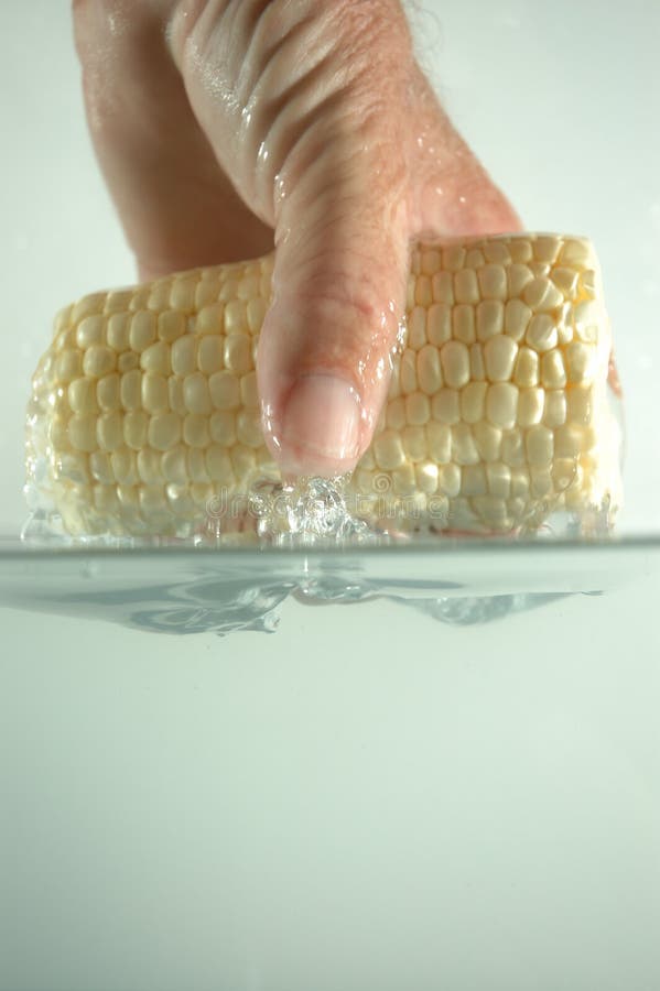 Hand And Corn In Water 2 Picture. Image 236539