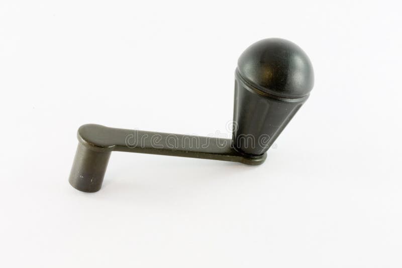 Hand crank in an old car stock image. Image of turn, stem 15452923