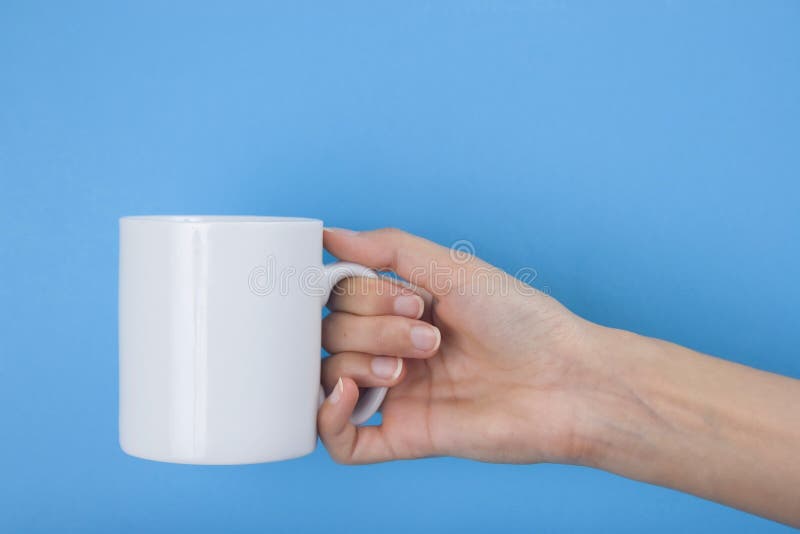 Hand and cup