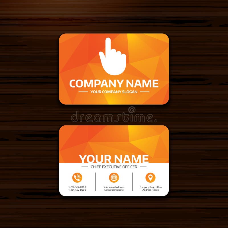 Hand cursor sign icon. Hand pointer symbol. vector illustration