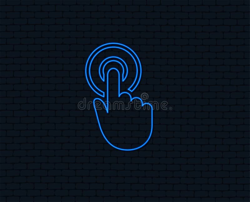 Hand cursor sign icon. Hand pointer symbol. stock illustration
