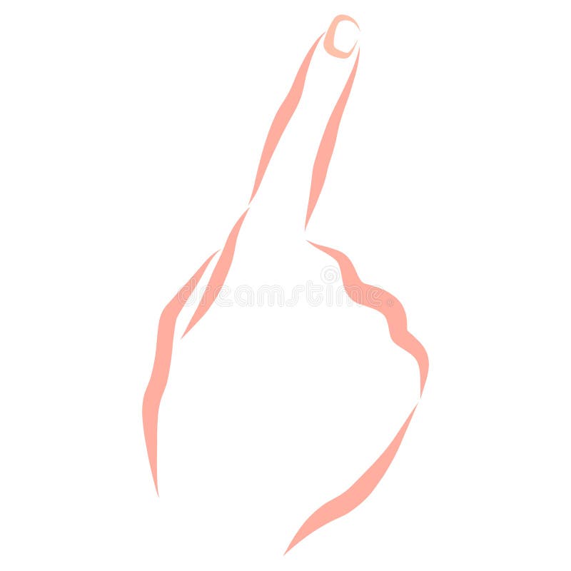 Hand, die oben zeigt oder etwas mit Ihrem Finger drückt lizenzfreie abbildung Hand, die oben zeigt oder etwas mit Ihrem Finger drückt lizenzfreie abbildung
