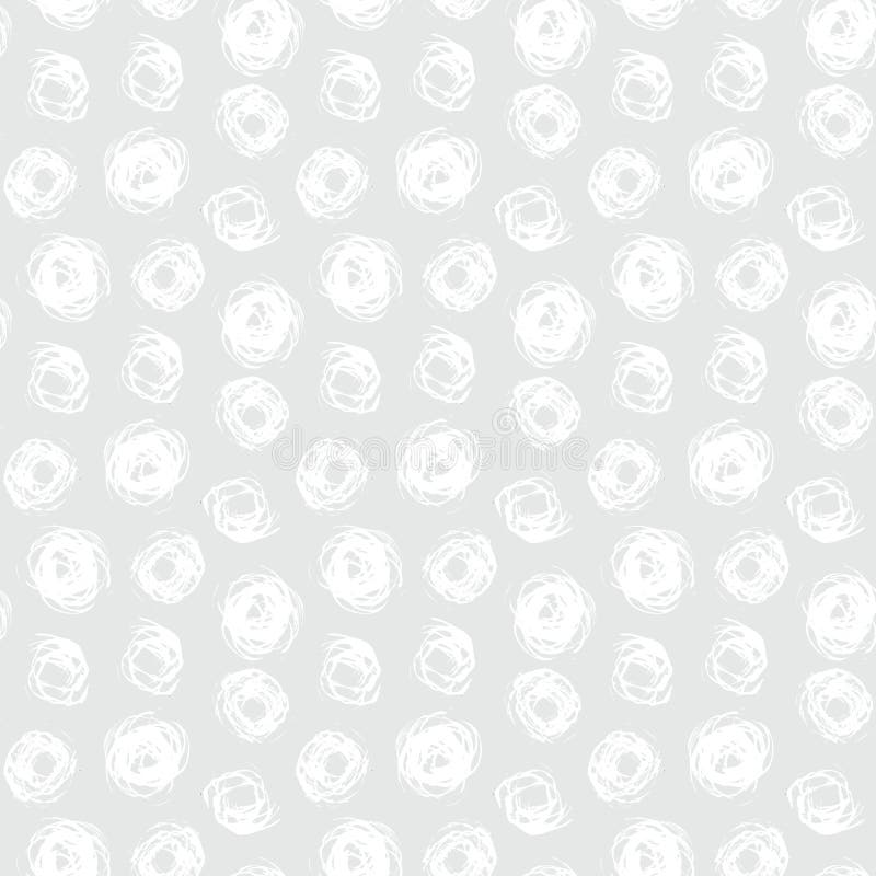 Hand dragen sömlös textur med borstade prickar stock illustrationer Hand dragen sömlös textur med borstade prickar stock illustrationer