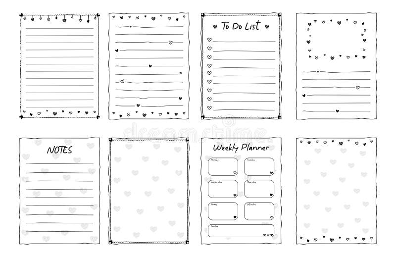 Hand Drawn Writing Paper, Check List, Doodle Clipboard Check Mark, To ...