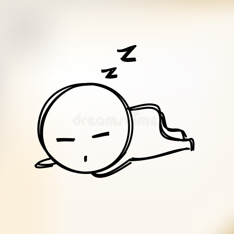 Stick Figure Sleeping Stock Illustrations – 282 Stick Figure Sleeping